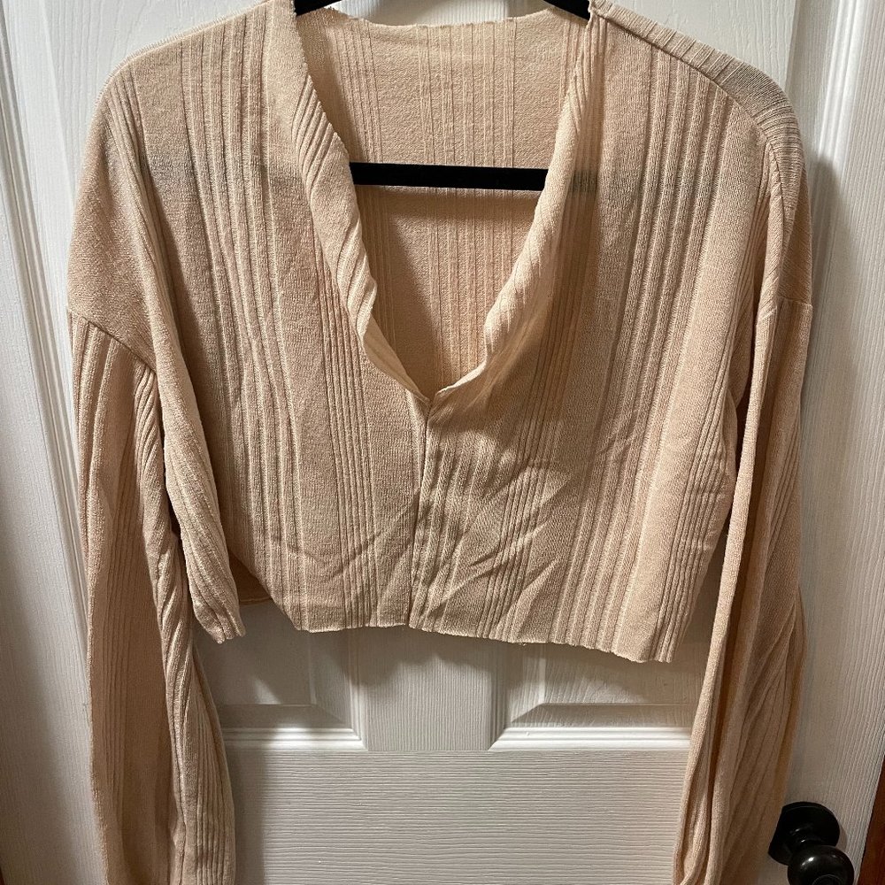 Shein cropped long sleeve
